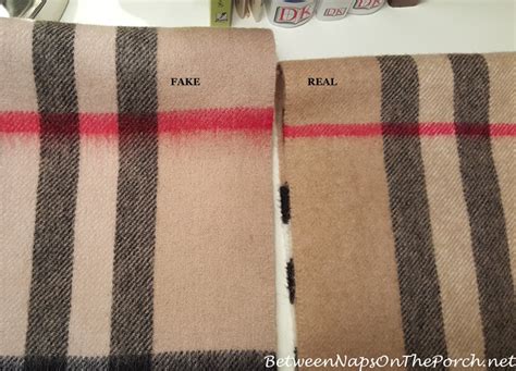 real vs fake burberry scarf.